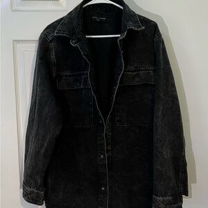 No Boundaries Black Denim Jacket